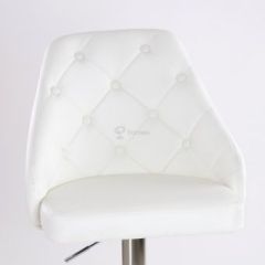 Барный стул Barneo N-94 Онлайн Хром Белый | фото 4