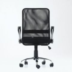 Кресло Barneo K-147 для персонала (черная ткань и сетка) | фото 5